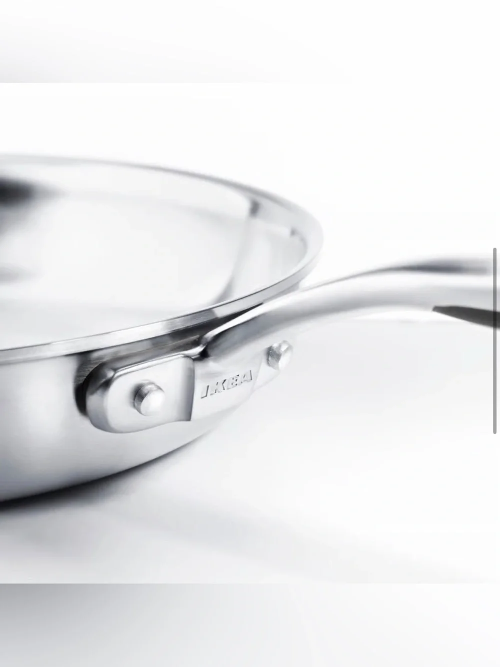 IKEA SENSUELL 9” Frying Pan Stainless Steel Gray 24cm Ann-Carin Wiktorsson